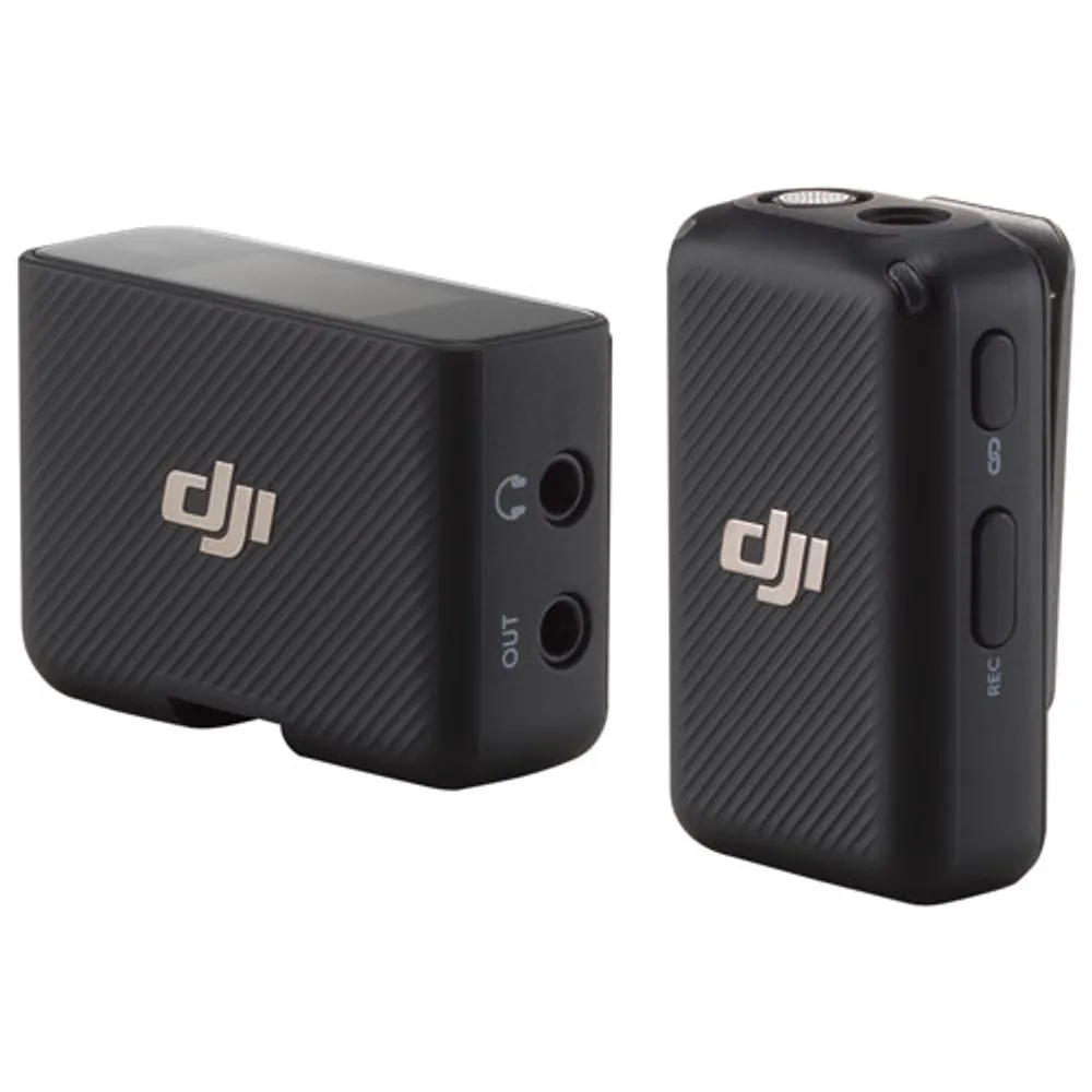 DJI Mic Wireless Microphone (1 TX + 1 RX) - Black