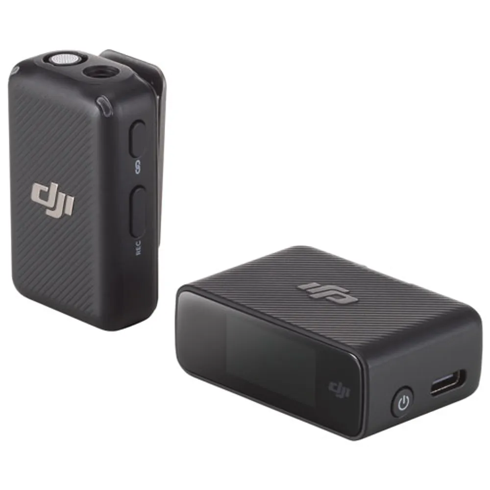 DJI Mic Wireless Microphone (1 TX + 1 RX) - Black