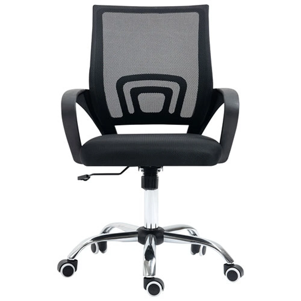 Naz Dynamo Mid-Back Mesh Office Chair - Black