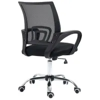 Naz Dynamo Mid-Back Mesh Office Chair - Black