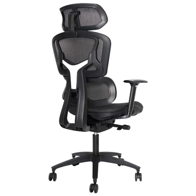 Naz Dynamo Mid-Back Mesh Office Chair - Black