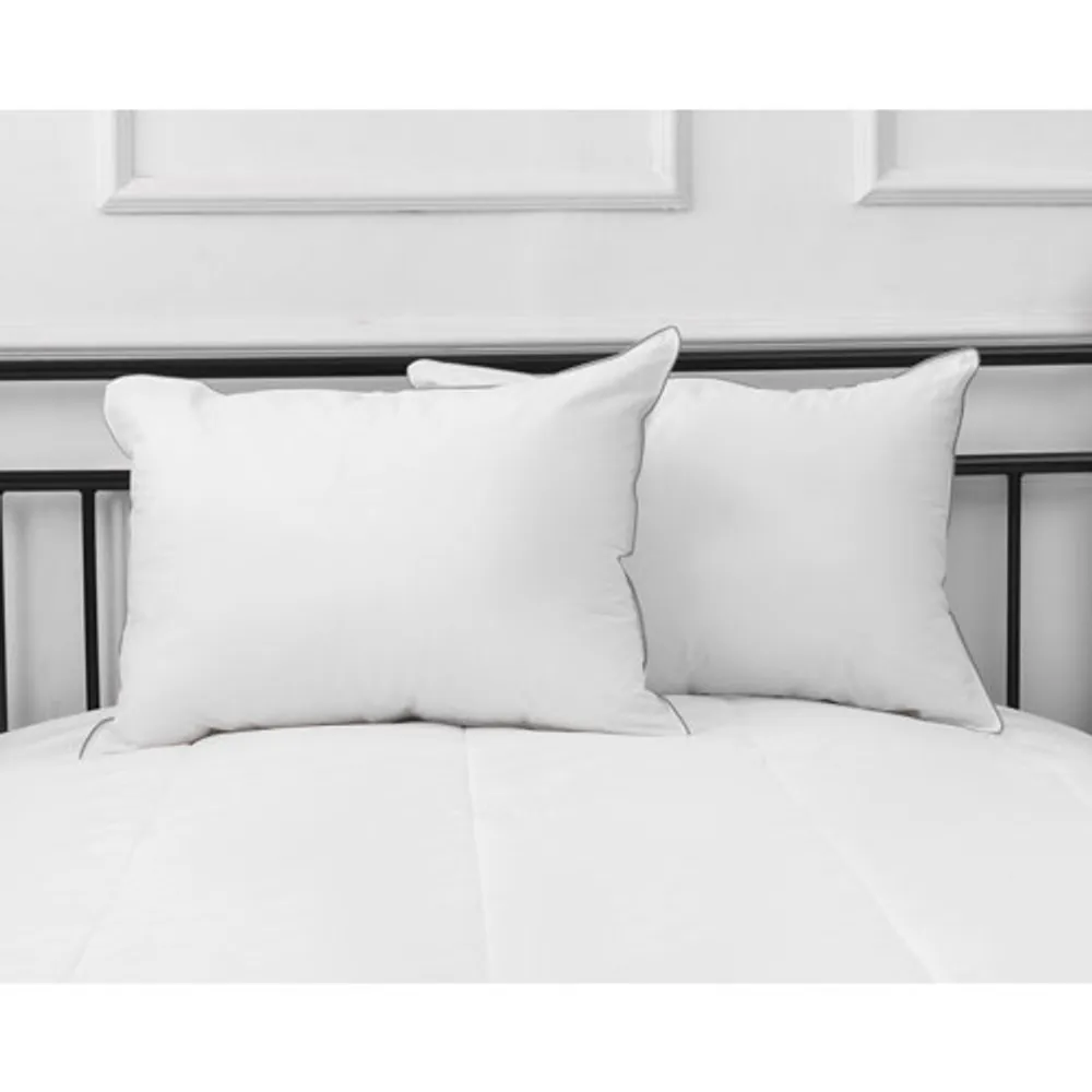 Millano Collection SilverClear 250 Thread Count Bed Pillow - 2 Pack - Queen