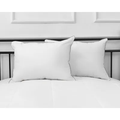 Millano Collection SilverClear 250 Thread Count Bed Pillow - 2 Pack - Queen