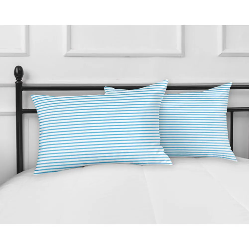 Millano Collection Stripes Bed Pillow - 2 Pack - Standard