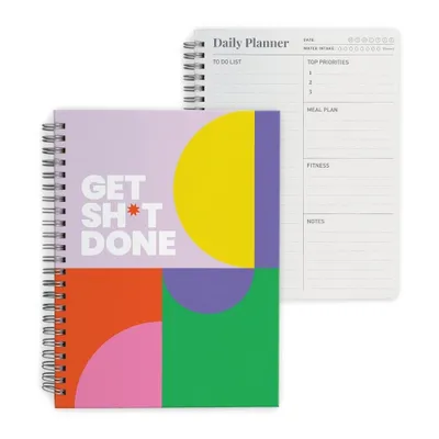 Rileys & Co Undated Planner For Women, 240 Pages To Do List Notebook, 8 x 6", Undated Daily Planner For Boosting Your Productivity