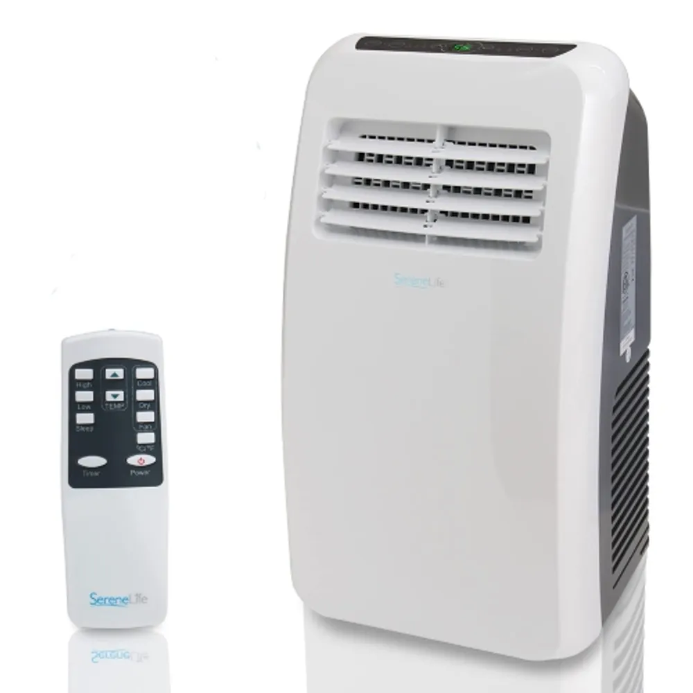 SereneLife SLPAC8 Portable Air Conditioner Compact Home AC Cooling Unit  with Built-in Dehumidifier u0026 Fan Modes, Quiet Operation, Includes Window  Mount Kit, 8,000 BTU, White | Galeries de la Capitale
