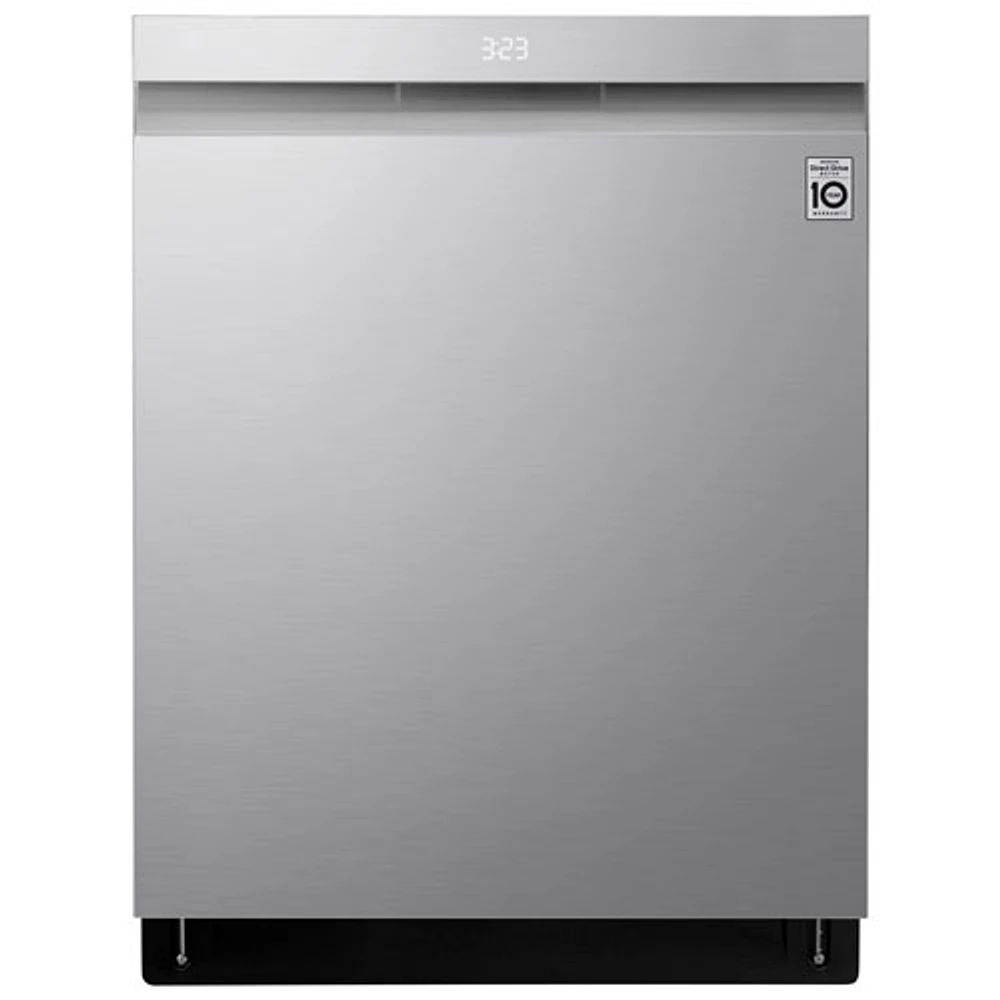 Lave-vaisselle encastrable 24 po 44 dB avec cuve en inox et 3e panier de LG (LDPS6762S) - Acier inoxydable