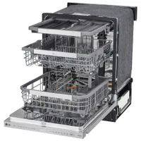 LG 24" 44dB Built-In Dishwasher with Stainless Steel Tub & Third Rack (LDPS6762S) - Stainless Steel