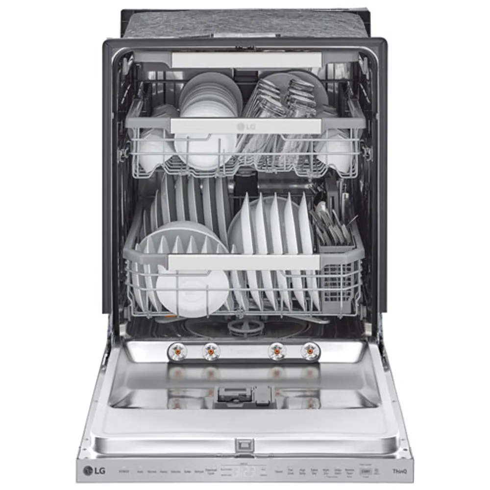 LG 24" 44dB Built-In Dishwasher with Stainless Steel Tub & Third Rack (LDPS6762S) - Stainless Steel