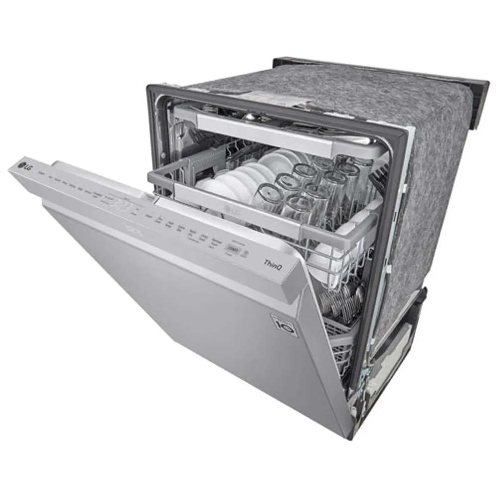 LG 24" 44dB Built-In Dishwasher with Stainless Steel Tub & Third Rack (LDPS6762S) - Stainless Steel