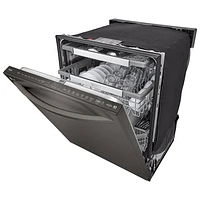 LG 24" 42dB Built-In Dishwasher with Stainless Steel Tub & Third Rack (LDTH7972D) - Black Stainless