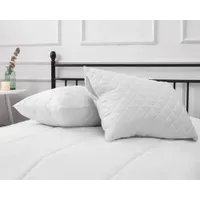 Millano Collection Everyday Quilted Pillow Protector - 2 Pack - King - White
