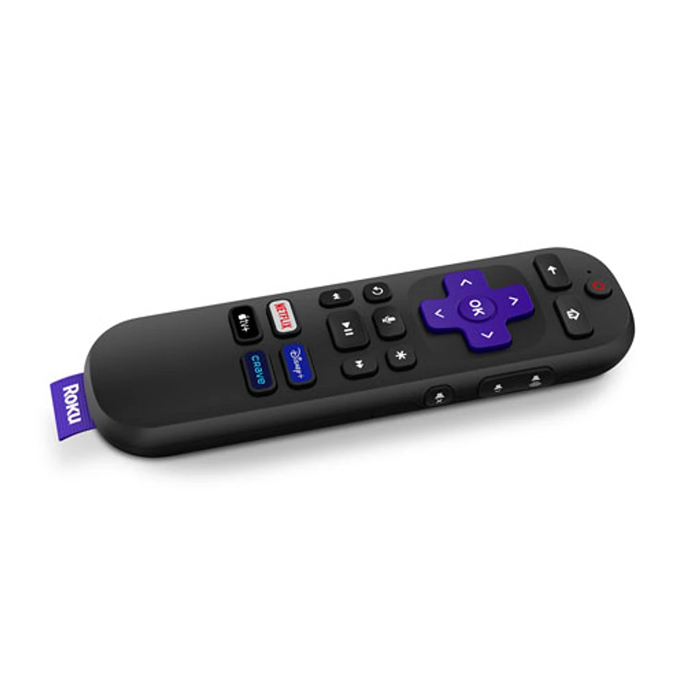 Télécommande vocale Roku avec commandes de téléviseur