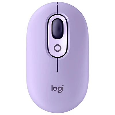 Logitech POP Mouse Bluetooth Optical Ambidextrous Mouse - Cosmos