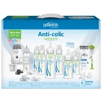 Dr. Brown’s Natural Flow Anti-Colic Options+ All-In-One Gift Set - Clear