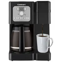 Cuisinart 12-Cup Automatic/Single Serve Coffee Maker (SS-12C) - Black