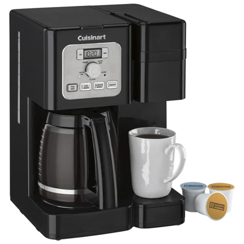 Cuisinart 12-Cup Automatic/Single Serve Coffee Maker (SS-12C) - Black