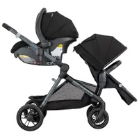 Poussette modulaire Pivot Xpand d'Evenflo avec siège d'auto pour bébé LiteMax - Noir Ayrshire