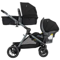 Poussette modulaire Pivot Xpand d'Evenflo avec siège d'auto pour bébé LiteMax - Noir Ayrshire