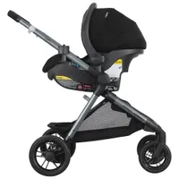 Poussette modulaire Pivot Xpand d'Evenflo avec siège d'auto pour bébé LiteMax - Noir Ayrshire