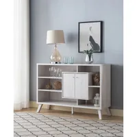 Brassex Athens Buffet Cabinet - White Oak