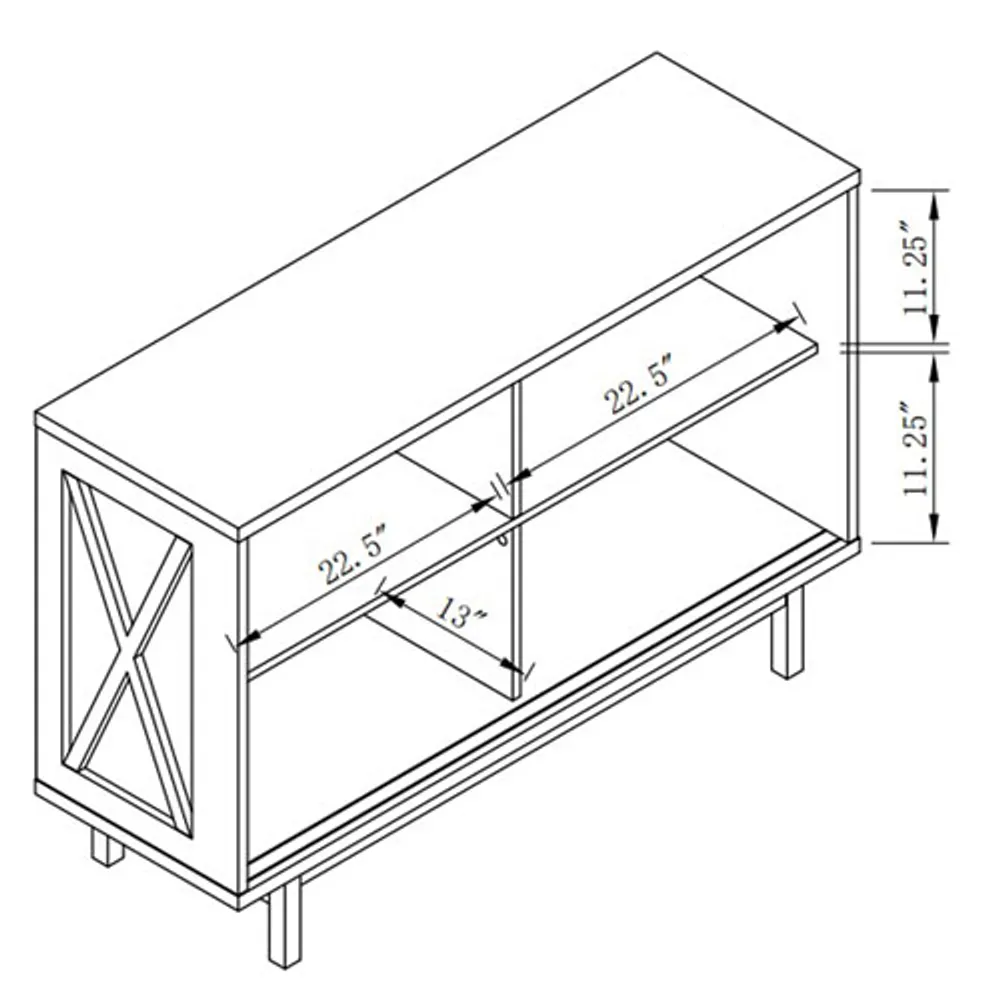 Jerome Contemporary Buffet Cabinet - Grey