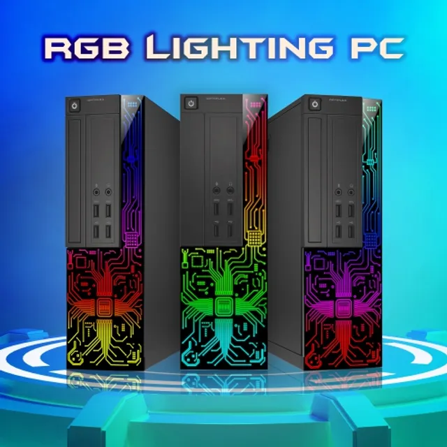 Gaming PC with RGB Lights - Dell OptiPlex Tower Computer Desktop i5 6th Gen  Processor 3.20 GHz NVIDIA GeForce GT 1030 2GB 32GB RAM 1TB SSD Win 10 Pro  WIFI, Free Headset