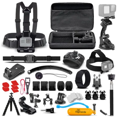 GoPro HERO12 Black Action Camera Specialty Bundle - 7PC Accessory Kit 