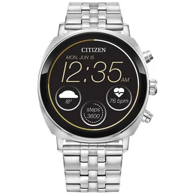 Montre intelligente décontractée de 41 mm CZ Smart PQ2 de Citizen avec moniteur de fréquence cardiaque