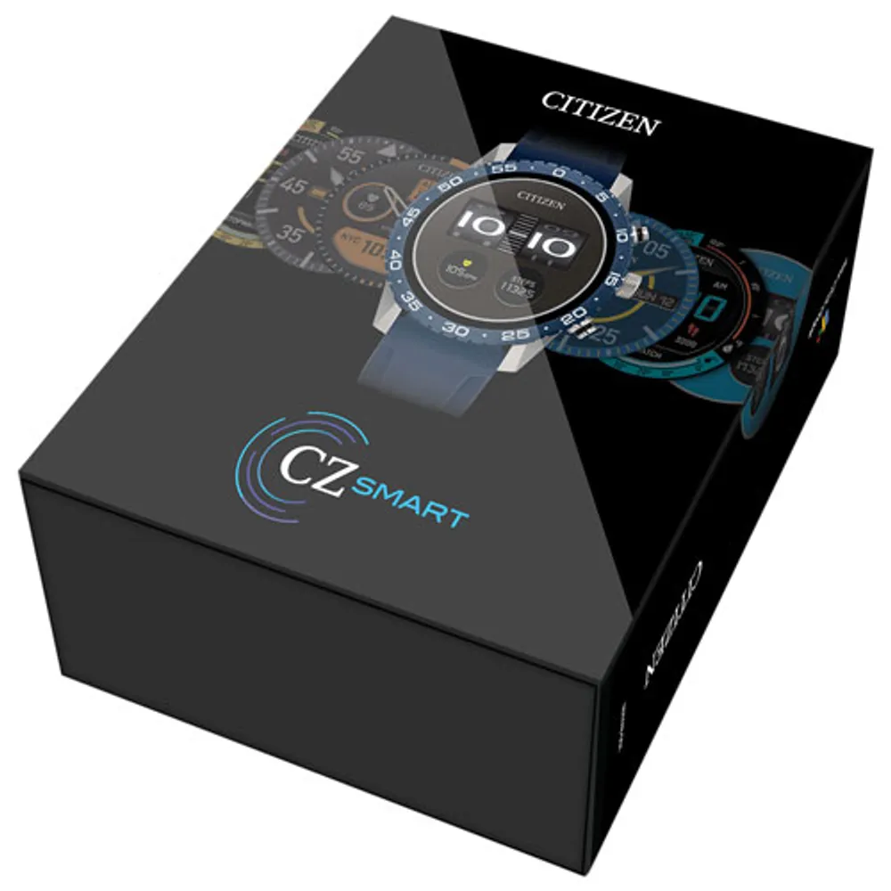 Citizen CZ Smart PQ2 Sport 45mm Smartwatch with Heart Rate Monitor