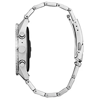 Montre intelligente sport de 45 mm CZ Smart PQ2 de Citizen avec moniteur de fréquence cardiaque - Bracelet argenté