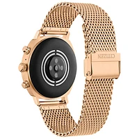 Citizen CZ Smart PQ2 Casual 41mm Smartwatch with Heart Rate Monitor - Rose-Gold Tone Mesh