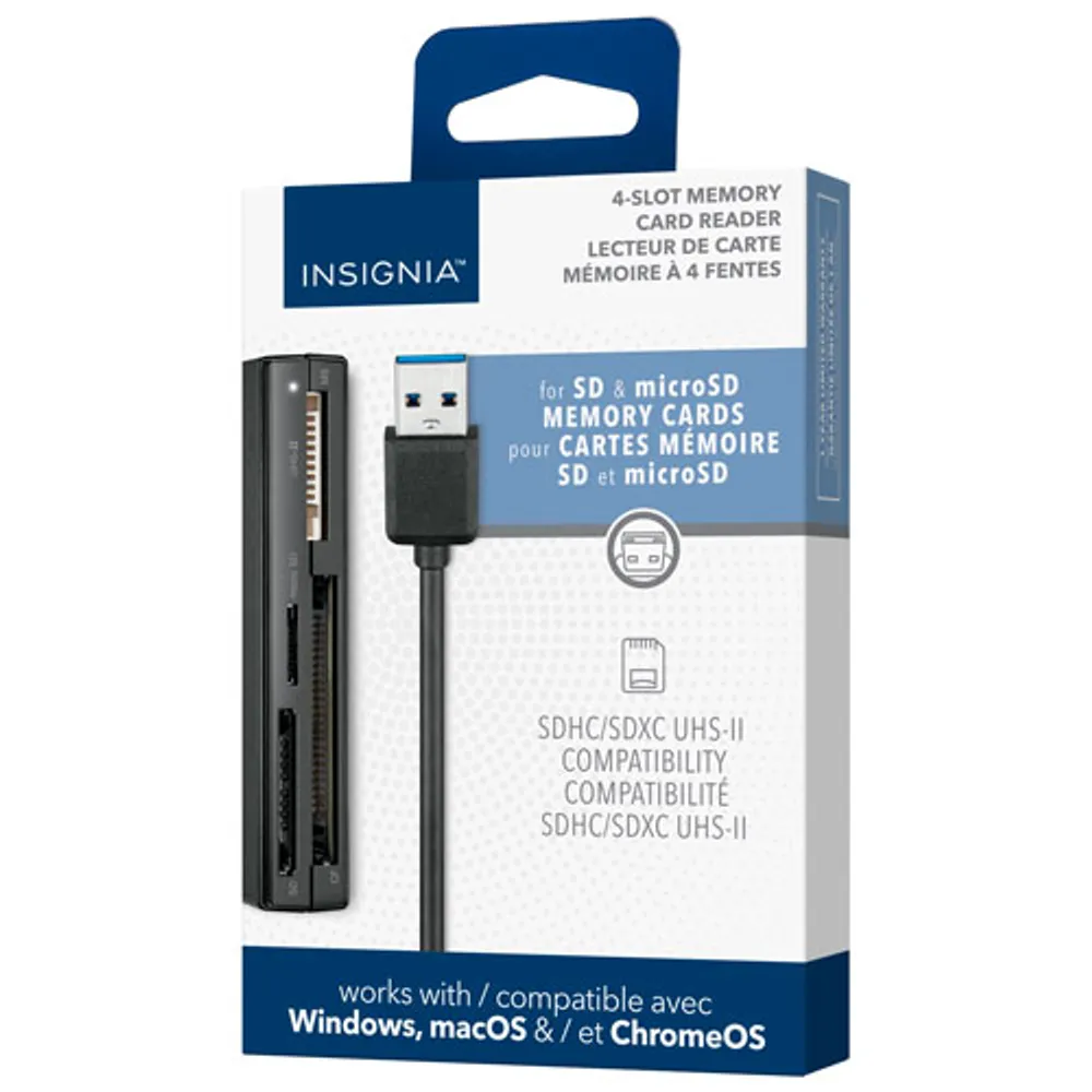 USB Type-C Dual-Slot UHS-II SDXC and microSDXC SD Card Reader - Sabrent