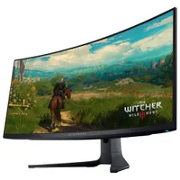 Moniteur de jeu FreeSync G-Sync DEL QD-DELO incurvé WQHD 165 Hz 34 po Alienware avec temps de réponse de 0,1 ms gris à gris (AW3423DWF)