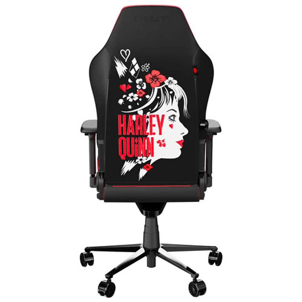 Cybeart Harley Quinn Edition Ergonomic Faux Leather Gaming Chair - Red/Black