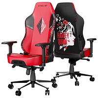 Cybeart Harley Quinn Edition Ergonomic Faux Leather Gaming Chair - Red/Black