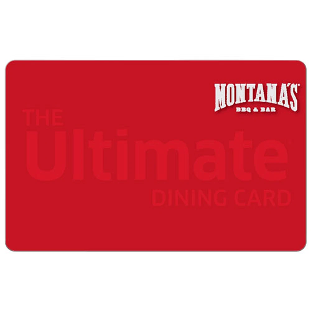 Montana's Gift Card