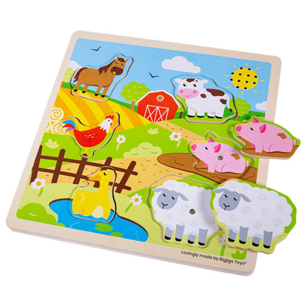 Bigjigs Toys Farm Sound Puzzle