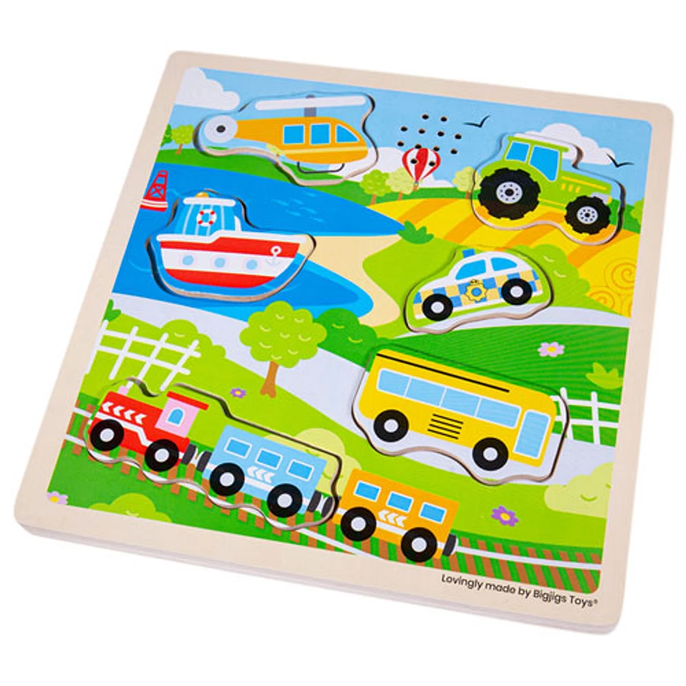 Bigjigs Toys Transport Sound Puzzle