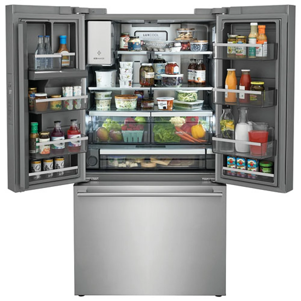 Electrolux 36" 22.6 Cu. Ft. French Door Refrigerator with Water & Ice Dispenser (ERFC2393AS) - Stainless Steel