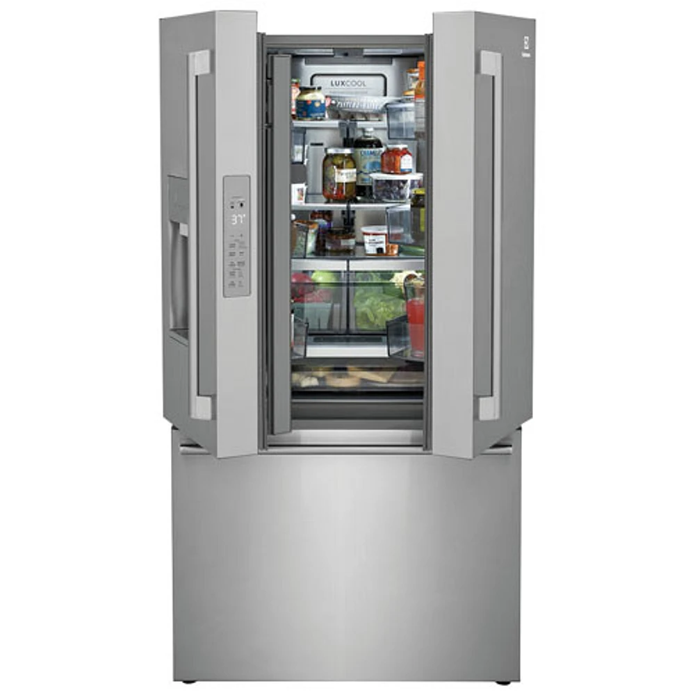 Electrolux 36" 22.6 Cu. Ft. French Door Refrigerator with Water & Ice Dispenser (ERFC2393AS) - Stainless Steel