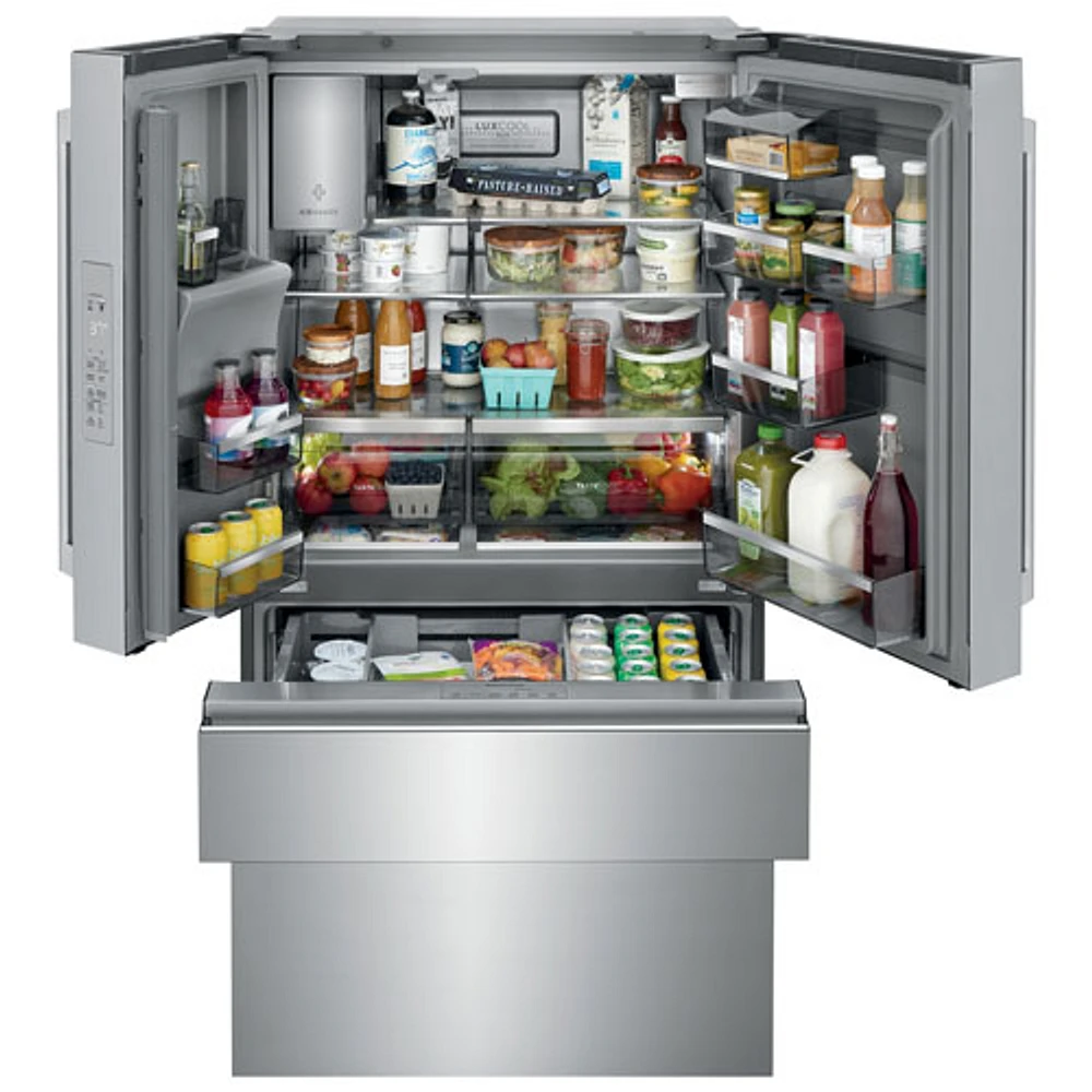 Electrolux 36" 21.4 Cu. Ft. French Door Refrigerator with Water & Ice Dispenser (ERMC2295AS) - Stainless Steel