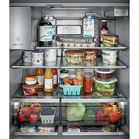 Electrolux 36" 21.4 Cu. Ft. French Door Refrigerator with Water & Ice Dispenser (ERMC2295AS) - Stainless Steel