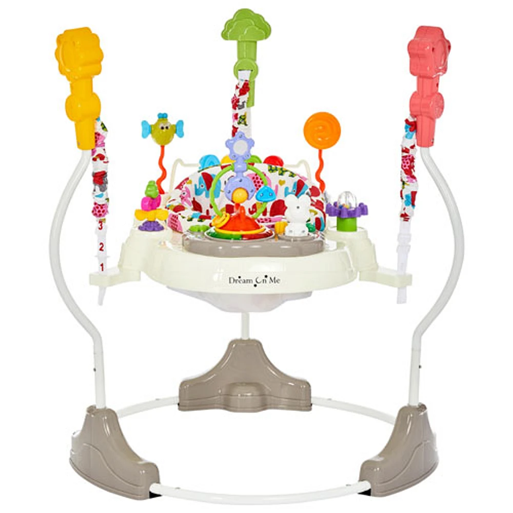 Dream On Me Zany 2-in-1 Activity Centre & Bouncer - Elephant Print