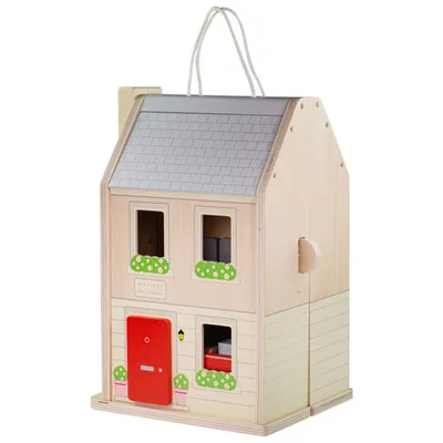 Bigjigs Toys Folding Dollhouse Set