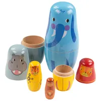 Bigjigs Toys Tidlo Jungle Animal Russian Dolls