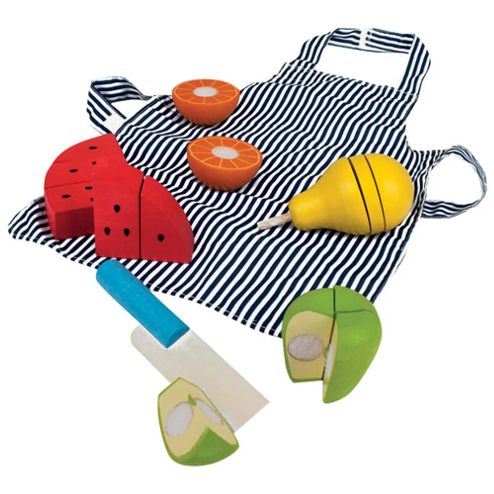 Bigjigs Toys Wooden Fruits Chef Playset