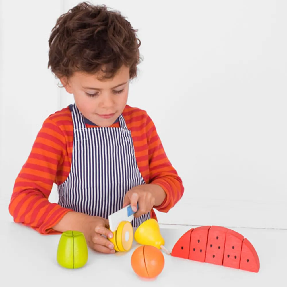 Bigjigs Toys Wooden Fruits Chef Playset