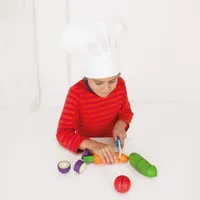 Bigjigs Toys Wooden Vegetables Chef Playset