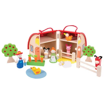 Bigjigs Toys Mini Farm Playset